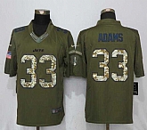 Women Nike New York Jets #33 Adams Green Salute To Service Limited Jersey,baseball caps,new era cap wholesale,wholesale hats